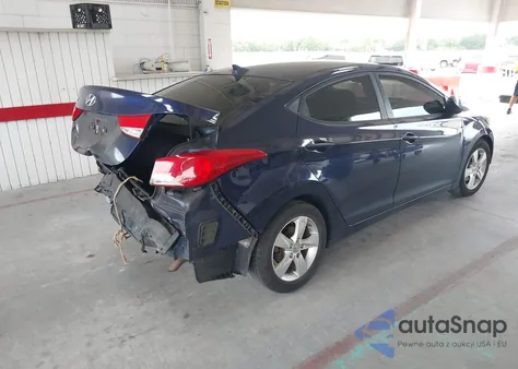 2013 Hyundai Elantra Gls z USA, uszkodzony, nr VIN 5NPDH4AEXDH324240